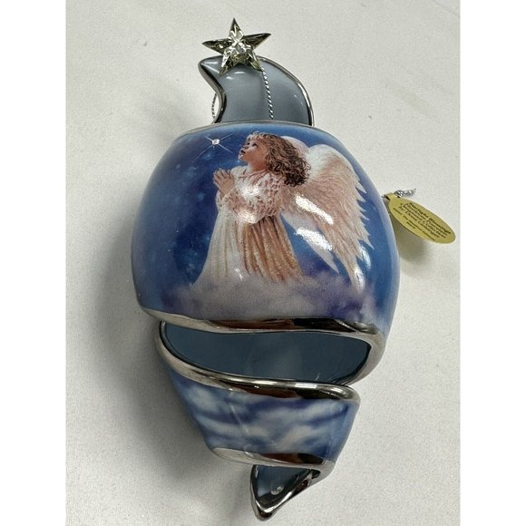 Two Starlight Blessings. Heirloom Porcelain Ornament Collection By Dona Gelsinge - Picture 9 of 11